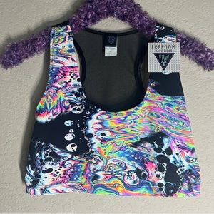 NWT acid sky sportiva bra top